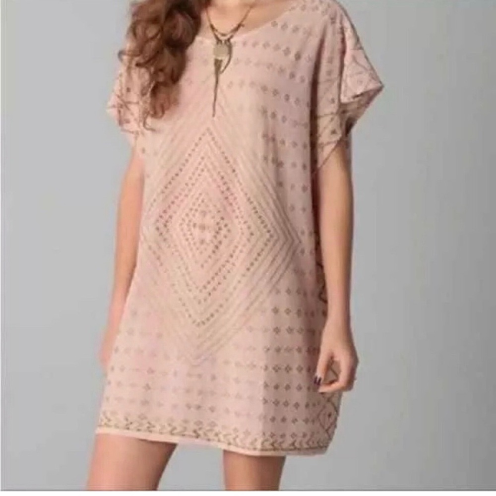 Free people Romantic Blush tunic dress size M